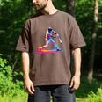 Tie Dye Baseball Dad Fathers Day Men's Comfort Colors T-Shirt Espresso