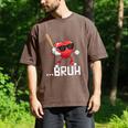 Valentines Bruh Red Heart Playing Baseball Men Boys Kids Men's Comfort Colors T-Shirt Espresso