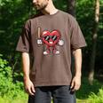 Valentines Day Heart Playing Baseball Boys Men Kids Girls Men's Comfort Colors T-Shirt Espresso