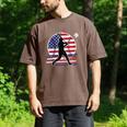 Women's Batter Patriotic American Flag Baseball Silks Men's Comfort Colors T-Shirt Espresso Women's Batter Patriotic American Flag Baseball Silks Men's Comfort Colors T-Shirt Espresso