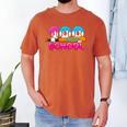 100 Days Of School Baseball Ice Cream Drip For Teacher Kid Men's Comfort Colors T-Shirt Yam 100 Days Of School Baseball Ice Cream Drip For Teacher Kid Men's Comfort Colors T-Shirt Yam