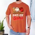 100 Days Of School Baseball Player Sports Game Teacher Kid Men's Comfort Colors T-Shirt Yam