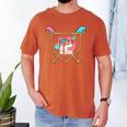 12th Birthday Baseball Bat Ice-Cream Drip 12yrs Old Boy Kid Men's Comfort Colors T-Shirt Yam