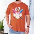 6 7 Baseball Dripping Six Seven Gen Alpha Slang Men's Comfort Colors T-Shirt Yam 6 7 Baseball Dripping Six Seven Gen Alpha Slang Men's Comfort Colors T-Shirt Yam