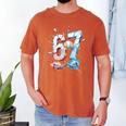6 7 Baseball Six Seven Meme 67 Hands Kids Men Women Men's Comfort Colors T-Shirt Yam
