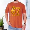 67 Brain Rot Meme Baseball Ice Cream Drip For Kids & Teens Men's Comfort Colors T-Shirt Yam