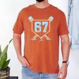 67 Ice Cream Drip Baseball Meme Six Seven Gen Alpha Men's Comfort Colors T-Shirt Yam