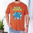 67 Six Seven 6-7 Italian Brainrot Kids Baseball Meme Men's Comfort Colors T-Shirt Yam