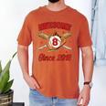 8 Year Old Boys Awesome Since 2018 Baseball Birthday Men's Comfort Colors T-Shirt Yam