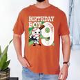 9th Birthday Baseball Birthday Party 9th Birthday Boy Men's Comfort Colors T-Shirt Yam