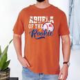 Abuela Rookie Of Year 1st Birthday Baseball Theme Matching Men's Comfort Colors T-Shirt Yam Abuela Rookie Of Year 1st Birthday Baseball Theme Matching Men's Comfort Colors T-Shirt Yam