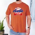 Auntie Rookie Of Year 1st Birthday Baseball Theme Matching Men's Comfort Colors T-Shirt Yam Auntie Rookie Of Year 1st Birthday Baseball Theme Matching Men's Comfort Colors T-Shirt Yam
