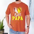 Ball Papa Softball Baseball Dad Daddy Premium Men's Comfort Colors T-Shirt Yam Ball Papa Softball Baseball Dad Daddy Premium Men's Comfort Colors T-Shirt Yam