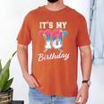 Baseball 10 Year Old Ice Cream Drip 10th Birthday Boys Men's Comfort Colors T-Shirt Yam Baseball 10 Year Old Ice Cream Drip 10th Birthday Boys Men's Comfort Colors T-Shirt Yam