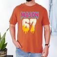 Baseball 6 7 Ice Cream Drip Number 67 Six Seven Meme Men's Comfort Colors T-Shirt Yam Baseball 6 7 Ice Cream Drip Number 67 Six Seven Meme Men's Comfort Colors T-Shirt Yam