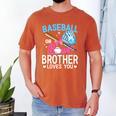 Baseball Or Bows Brother Loves You Gender Reveal Boy Or Girl Men's Comfort Colors T-Shirt Yam Baseball Or Bows Brother Loves You Gender Reveal Boy Or Girl Men's Comfort Colors T-Shirt Yam