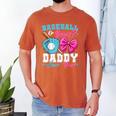 Baseball Or Bows Daddy Loves You Gender Reveal Family Men's Comfort Colors T-Shirt Yam Baseball Or Bows Daddy Loves You Gender Reveal Family Men's Comfort Colors T-Shirt Yam