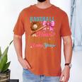 Baseball Or Bows Great Grandma Loves You Gender Reveal Men's Comfort Colors T-Shirt Yam