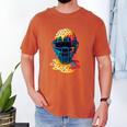 Baseball Catcher Mask Ice Cream Dripping Baseball Fan Boys Men's Comfort Colors T-Shirt Yam Baseball Catcher Mask Ice Cream Dripping Baseball Fan Boys Men's Comfort Colors T-Shirt Yam