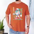 Baseball Character Cartoon Batter Drip Style Women Men Men's Comfort Colors T-Shirt Yam Baseball Character Cartoon Batter Drip Style Women Men Men's Comfort Colors T-Shirt Yam