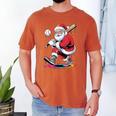 Baseball Christmas Santa Claus Batter Baseball Drip Men's Comfort Colors T-Shirt Yam Baseball Christmas Santa Claus Batter Baseball Drip Men's Comfort Colors T-Shirt Yam