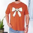 Baseball Coquette Bow Cute Baseball Game Men's Comfort Colors T-Shirt Yam Baseball Coquette Bow Cute Baseball Game Men's Comfort Colors T-Shirt Yam