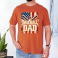 Baseball Dad American USA Flag Dada Men Baseball Fathers Day Men's Comfort Colors T-Shirt Yam Baseball Dad American USA Flag Dada Men Baseball Fathers Day Men's Comfort Colors T-Shirt Yam