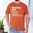 Baseball Dad Definition Men's Comfort Colors T-Shirt Yam Baseball Dad Definition Men's Comfort Colors T-Shirt Yam