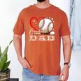 Baseball Dad Family Matching Cute Baseball Lover Men's Comfort Colors T-Shirt Yam