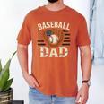 Baseball Dad Fathers Day American USA Flag Men Boys Kids Men's Comfort Colors T-Shirt Yam Baseball Dad Fathers Day American USA Flag Men Boys Kids Men's Comfort Colors T-Shirt Yam
