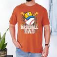 Baseball Dad Happy Fathers Day For Men Boys Kids Men's Comfort Colors T-Shirt Yam