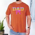 Baseball Dad Ice Cream Drip Game Day Family Matching Men's Comfort Colors T-Shirt Yam