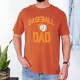 Baseball Dad Men Men's Comfort Colors T-Shirt Yam Baseball Dad Men Men's Comfort Colors T-Shirt Yam
