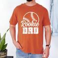 Baseball Dad Softball Game Rookie Dad Baseball Men's Comfort Colors T-Shirt Yam
