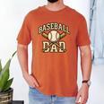 Baseball Dad Sports With Bats And Ball Graphic Premium Men's Comfort Colors T-Shirt Yam