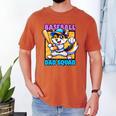 Baseball Dad Squad Fox On The Bat Premium Men's Comfort Colors T-Shirt Yam Baseball Dad Squad Fox On The Bat Premium Men's Comfort Colors T-Shirt Yam