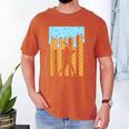 Baseball Drip Dripping Ice Cream Sport Player American Flag Men's Comfort Colors T-Shirt Yam Baseball Drip Dripping Ice Cream Sport Player American Flag Men's Comfort Colors T-Shirt Yam