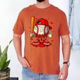 Baseball Drip Ice Cream Apparel Boys Kids Valentines Day Men's Comfort Colors T-Shirt Yam Baseball Drip Ice Cream Apparel Boys Kids Valentines Day Men's Comfort Colors T-Shirt Yam
