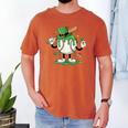Baseball Drip Ice Cream Boys Kids Shamrock St Patricks Day Men's Comfort Colors T-Shirt Yam Baseball Drip Ice Cream Boys Kids Shamrock St Patricks Day Men's Comfort Colors T-Shirt Yam