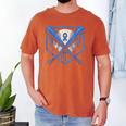 Baseball Drip Ice Cream Diabetes Awareness Ribbon Boys Girls Men's Comfort Colors T-Shirt Yam Baseball Drip Ice Cream Diabetes Awareness Ribbon Boys Girls Men's Comfort Colors T-Shirt Yam