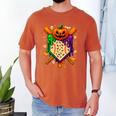 Baseball Drip Ice Cream Drip Halloween Baseball Lovers Men's Comfort Colors T-Shirt Yam Baseball Drip Ice Cream Drip Halloween Baseball Lovers Men's Comfort Colors T-Shirt Yam