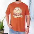Baseball Drip Ice Cream Melting Illustration Men's Comfort Colors T-Shirt Yam Baseball Drip Ice Cream Melting Illustration Men's Comfort Colors T-Shirt Yam