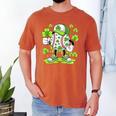 Baseball Drip Ice Cream Shamrock Irish St Patricks Men Men's Comfort Colors T-Shirt Yam Baseball Drip Ice Cream Shamrock Irish St Patricks Men Men's Comfort Colors T-Shirt Yam