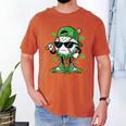 Baseball Drip Ice Cream Shamrock Kids Boy St Patrick’s Day Men's Comfort Colors T-Shirt Yam