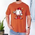 Baseball Drip Icecream Men Boy Valentine Men's Comfort Colors T-Shirt Yam