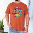 Baseball Drip Jersey Number 67 For Players & 67th Birthday Premium Tri-Blend Men's Comfort Colors T-Shirt Yam Baseball Drip Jersey Number 67 For Players & 67th Birthday Premium Tri-Blend Men's Comfort Colors T-Shirt Yam