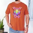 Baseball Drip Respect The Drip Purple Ice Cream Sprinkles Men's Comfort Colors T-Shirt Yam