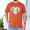 Baseball Heart Love Game Sports Fan Game Day Men's Comfort Colors T-Shirt Yam Baseball Heart Love Game Sports Fan Game Day Men's Comfort Colors T-Shirt Yam