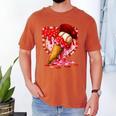 Baseball Heart Valentine Baseball Ice Cream Drip Boys Girls Men's Comfort Colors T-Shirt Yam Baseball Heart Valentine Baseball Ice Cream Drip Boys Girls Men's Comfort Colors T-Shirt Yam