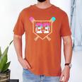 Baseball Ice Cream Drip Number 23 Player 23rd Birthday Men's Comfort Colors T-Shirt Yam Baseball Ice Cream Drip Number 23 Player 23rd Birthday Men's Comfort Colors T-Shirt Yam